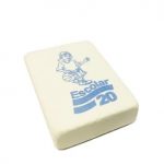 BORRACHA ESCOLAR BRANCA 20- FERNANDINHO