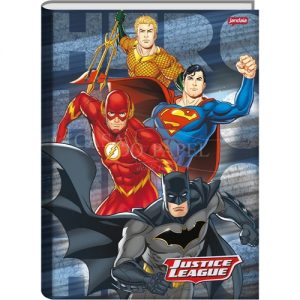 CADERNO BROCHURÃO CD COSTURADO 96FLS JUSTICE LEAGUE -JANDAIA