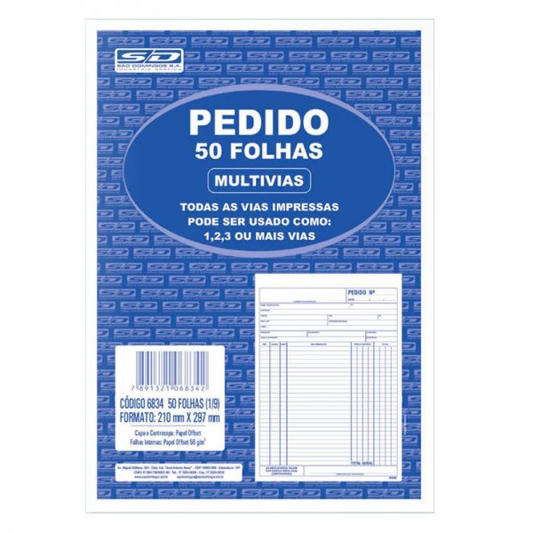 PEDIDO PEQUENO MULTIVIAS 50 FLS. - SÃO DOMINGOS