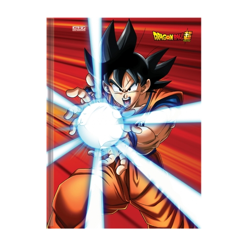 Kit 4 Cadernos Goku Dragon Ball Super Espiral Universitário Cor