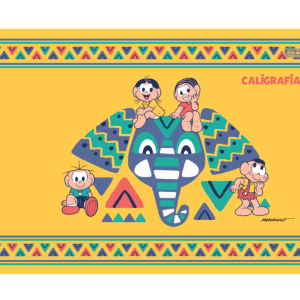 CADERNO DE CARTOGRAFIA E DESENHO BROCHURA CD 48FLS 20X27,5CM TURMA DA MÔNICA - SÃO DOMINGOS