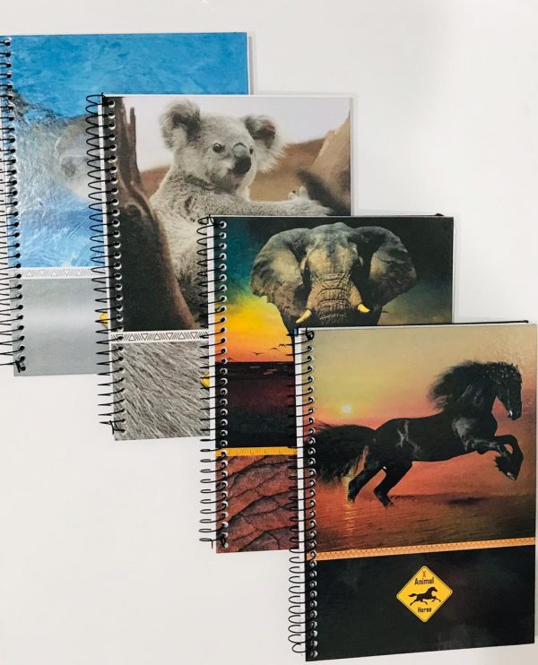 CADERNO UNIVERSITÁRIO CD 1M 96F X-ANIMAL- MÁXIMA