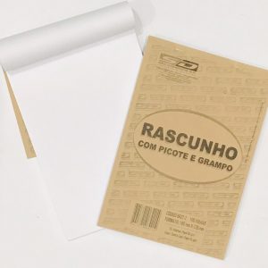 Rascunho com Picote e Grampo - S/D