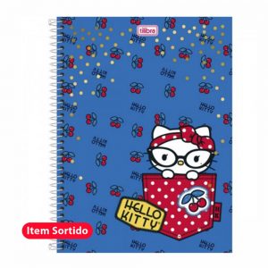 CADERNO UNIVERSITÁRIO 10M CD 200FLS HELLO KITTY- TILIBRA