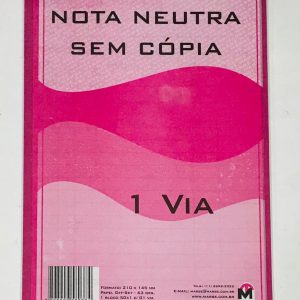 Nota Neutra sem Cópia 1 via - Marse