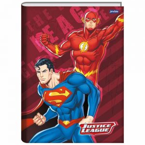 CADERNO BROCHURÃO CD COSTURADO 96FLS JUSTICE LEAGUE -JANDAIA