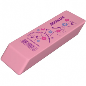 BORRACHA TR DECORADA ROSA - MERCUR