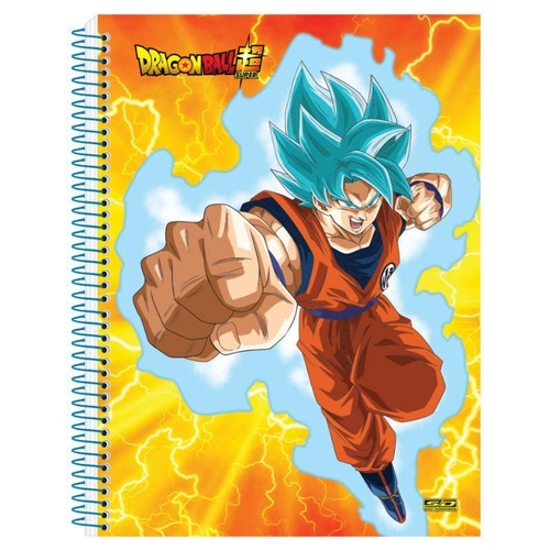 Caderno De Cartografia/desenho Espiral Cd Dragon Ball Super