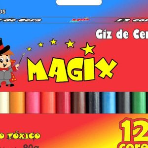 Giz De Cera Magix - 12 Cores