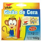 Gizão de Cera 12 Cores - VMP