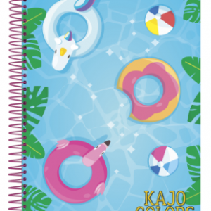 CADERNO UNIVERSITÁRIO CD 10M 200F KAJOCOLORS - KAJOMA