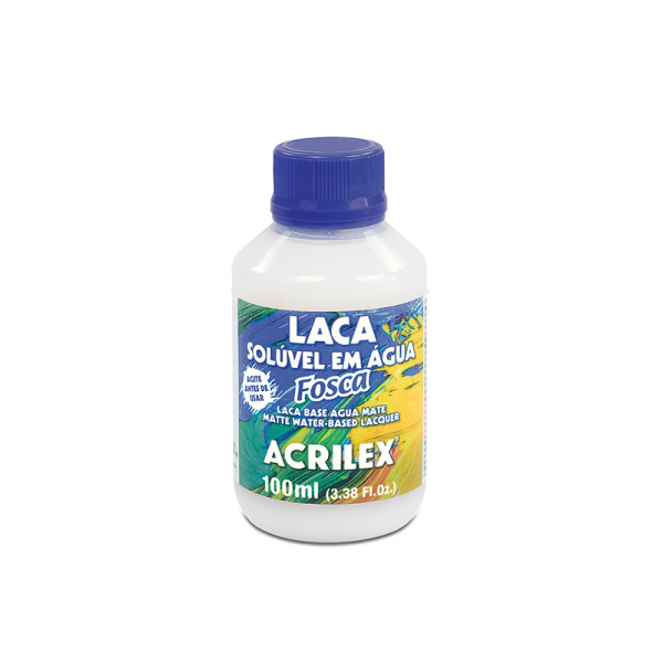 LACA SOLÚVEL EM ÁGUA FOSCA 100ML - ACRILEX