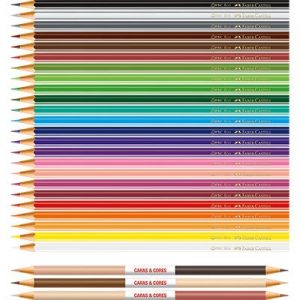 Lapis de Cor Ecolapis Caras E Cores 24 Mais 3 Faber Castell