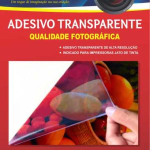 PAPEL ADESIVO TRANSPARENTE A4/10 FOLHAS - OFF PAPER