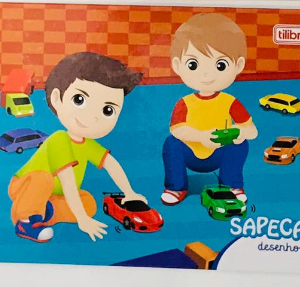 CADERNO DE DESENHO BROCHURA CD 40FLS 20X14CM SENHOR SAPECA - TILIBRA