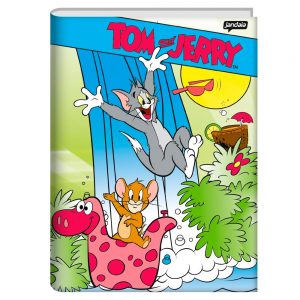 CADERNO BROCHURÃO CD COSTURADO 96FLS TOM E JERRY - JANDAIA