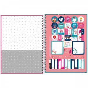 CADERNO UNIVERSITÁRIO 10M CD 200FLS BICHINHOS - TILIBRA