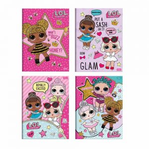 CADERNO BROCHURÃO CD COSTURADO 96FLS L.O.L SURPRISE - FORONI