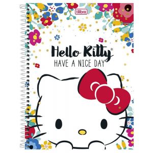 CADERNO UNIVERSITÁRIO 10M CD 200FLS HELLO KITTY- TILIBRA