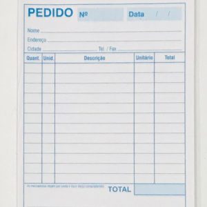 PEDIDO GRANDE (1, 2 OU 3 VIAS) - MARSE