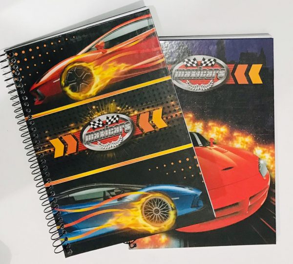 CADERNO UNIVERSITÁRIO CD 1M 96F MAXICARS - MÁXIMA