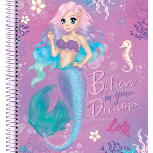 CADERNO UNIVERSITÁRIO 10M CD 200FLS LOLY - SÃO DOMINGOS
