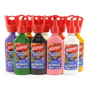 tinta-acrilex-acripuff-35ml TINTA PARA TECIDO PINTURA TEXTIL ACRIPUFF 35ML - ACRILEX