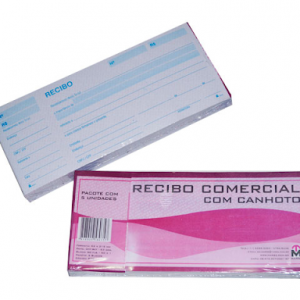 RECIBO COMERCIAL COM CANHOTO 50 FLS. - MARSE