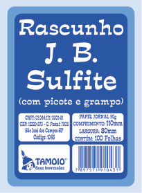 RASCUNHO J. B. SULFITE 100 FLS. - TAMOIO