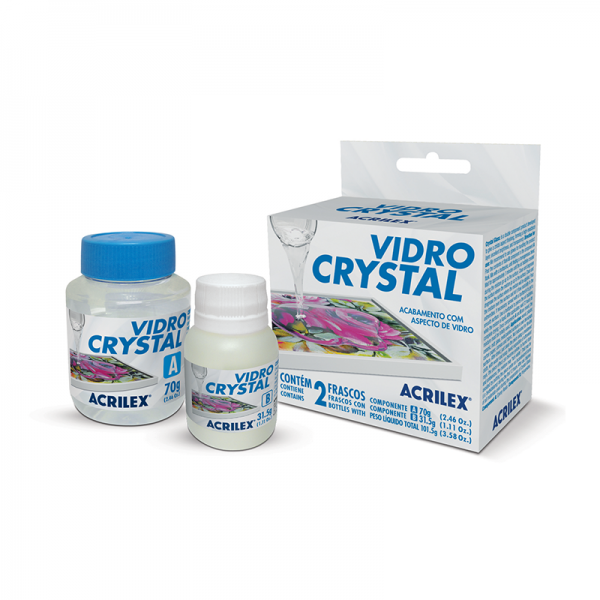 VERNIZ VIDRO CRYSTAL - ACRILEX