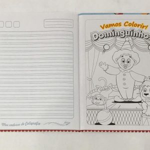 CADERNO CALIGRAFIA BROCHURA CD 40FLS 19X24.8CM DOMINGUINHOS - SÃO DOMINGOS