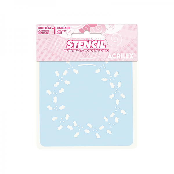 STENCIL 10cm x 10cm - ACRILEX