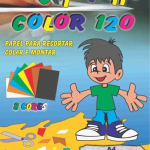 PAPEL OFFPINHO COLOR 120 C/ 8 CORES A4 25 FLS. - OFF PAPER