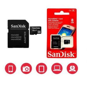 CARTÃO MICROSD 8GB/32GB - SANDISK