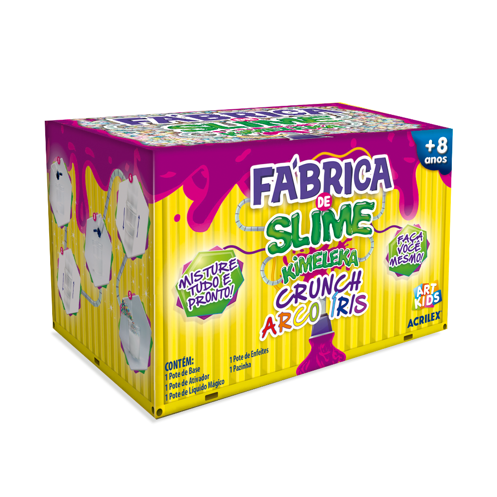 Como fazer Slime de arco-íris🌈💩 