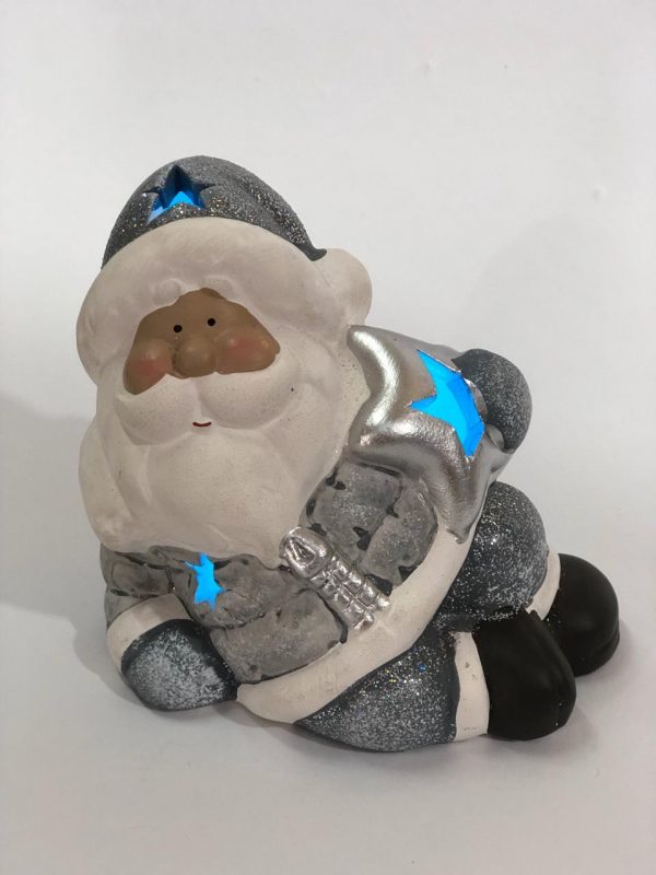 ENFEITE PAPAI NOEL PRATA